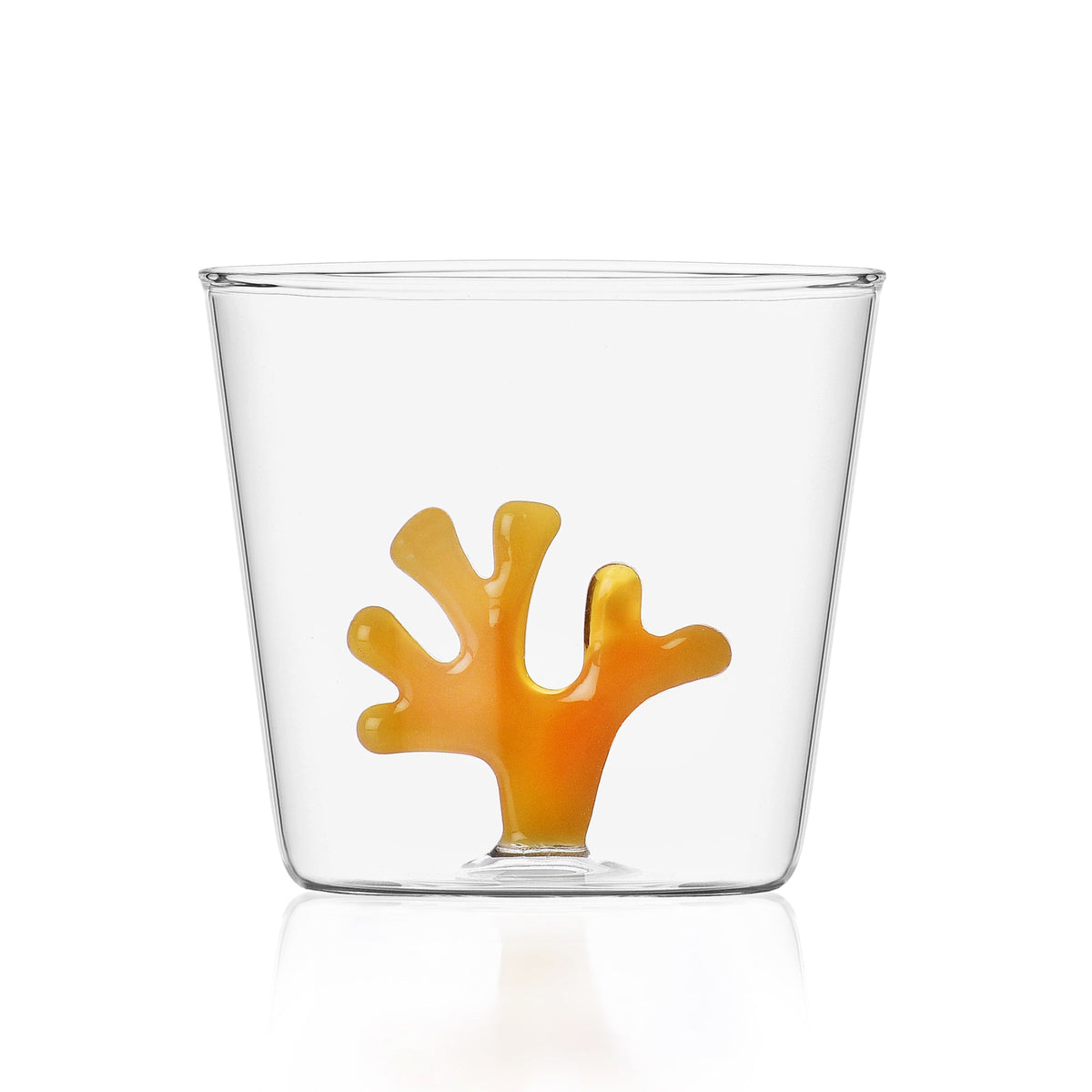 Drinking glass Blue Coral