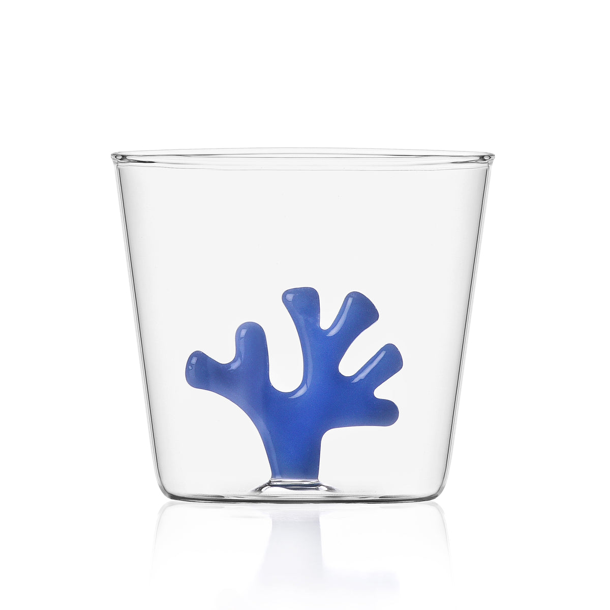 Drinking Glass Orange Coral