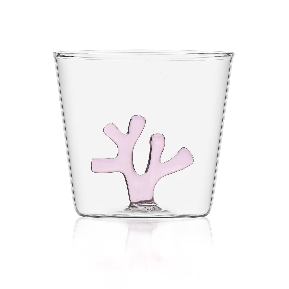 Drinking glass Blue Coral