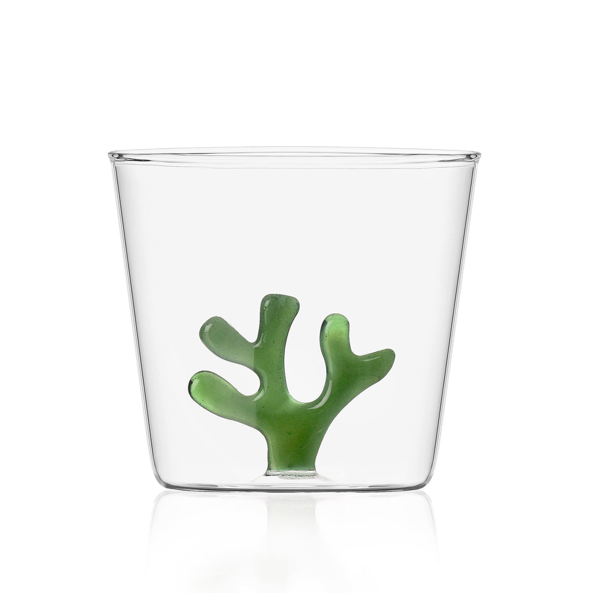 Drinking Glass Orange Coral