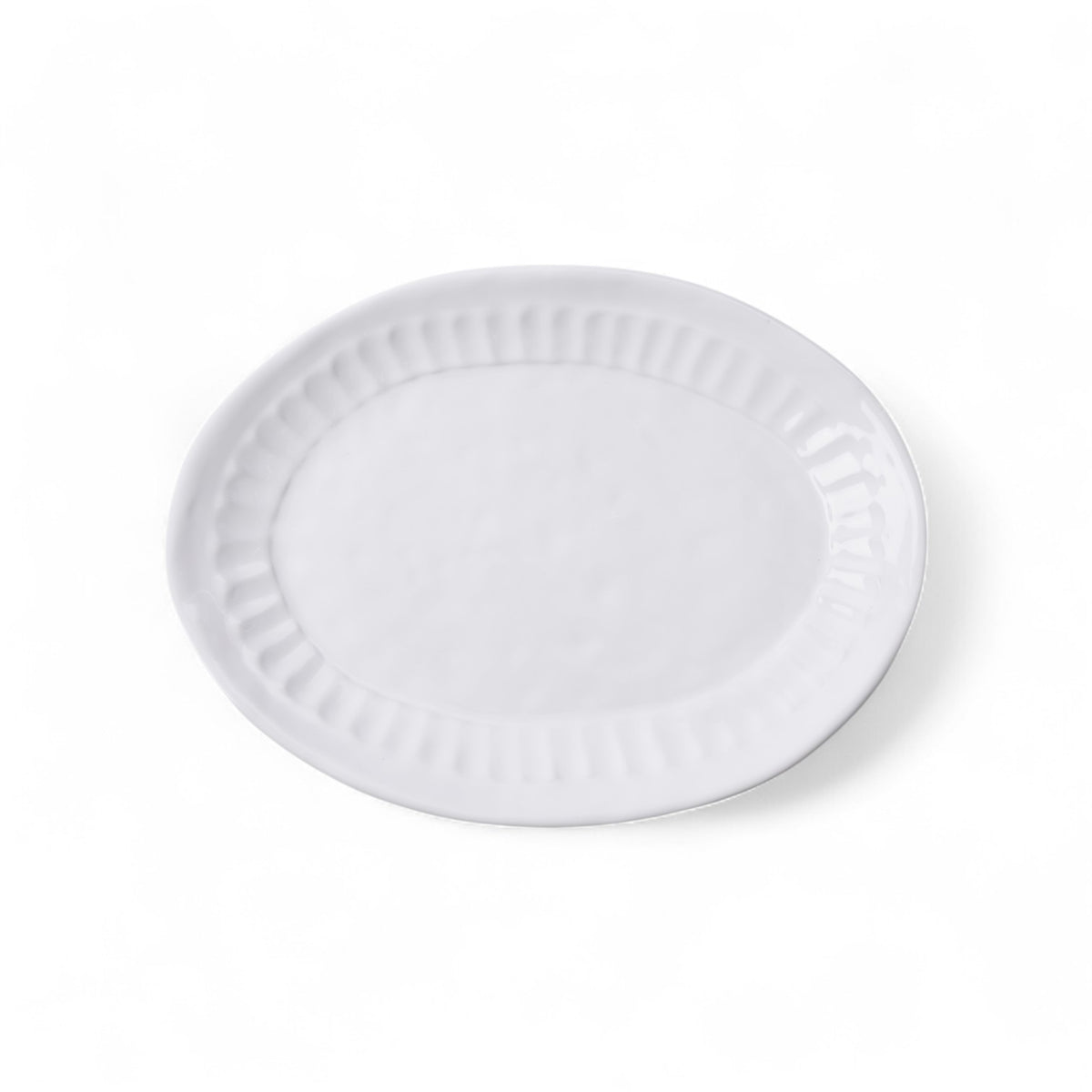 White Sophia Oval Platter 35x26