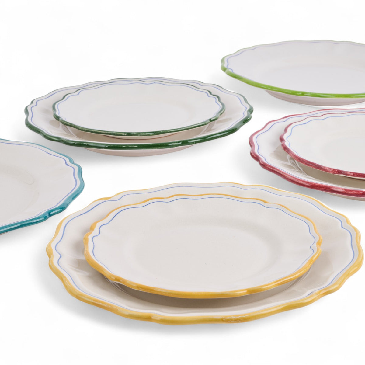 צלחת ראשונה פרימוורה 2 פסים 20 ס״מ