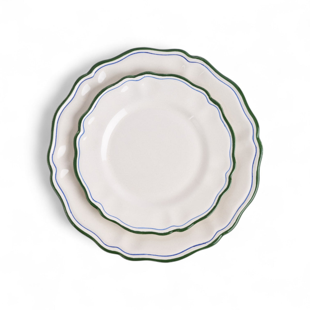 צלחת ראשונה פרימוורה 2 פסים 20 ס״מ