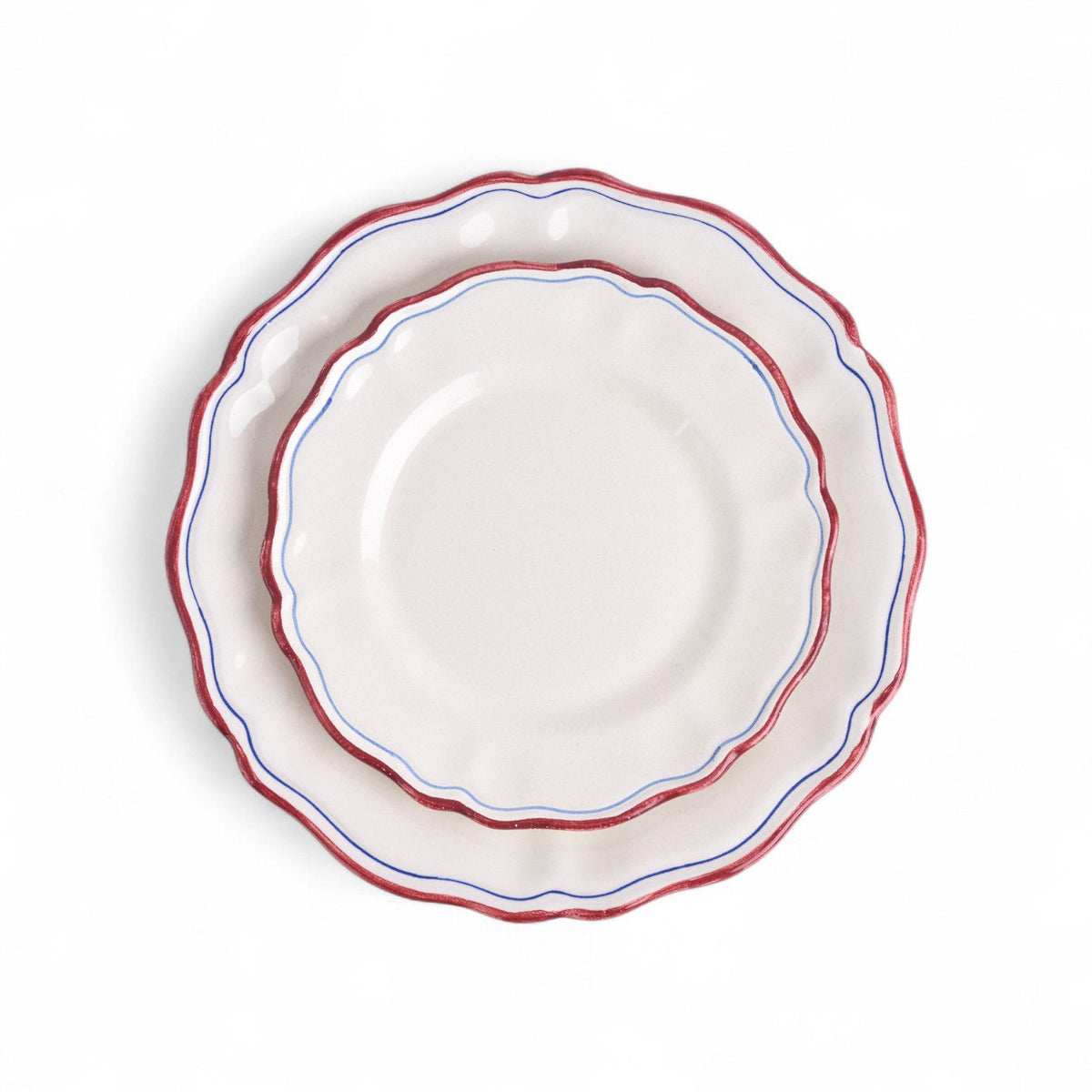 צלחת ראשונה פרימוורה 2 פסים 20 ס״מ