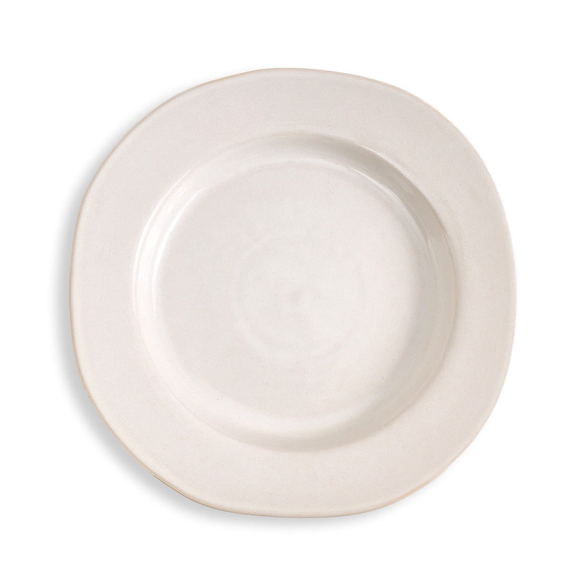 סט אוכל לבן גבריאל עם צלחת מרק 24 ס״מ