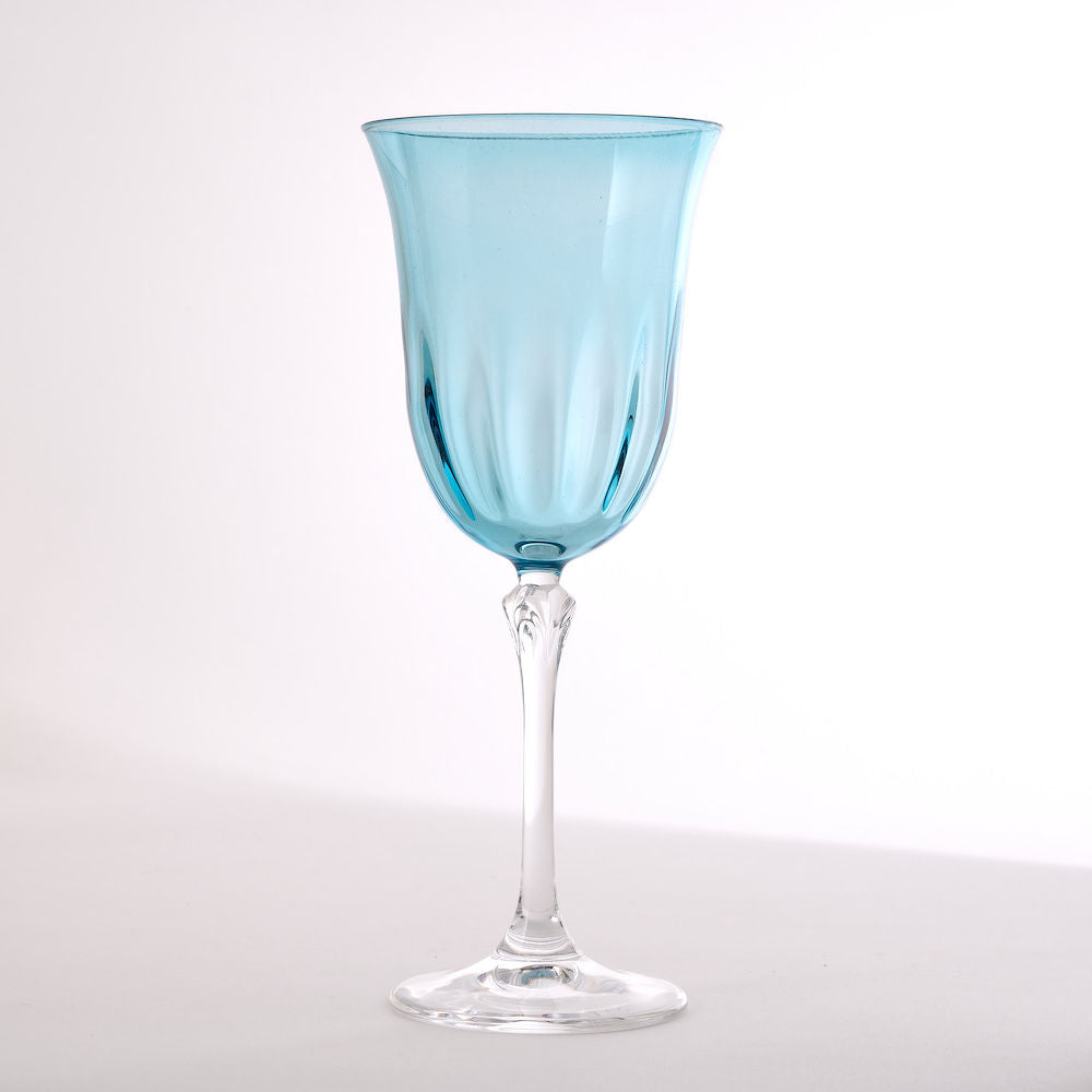 Pastel Colored Wine Glasses, Set of 6