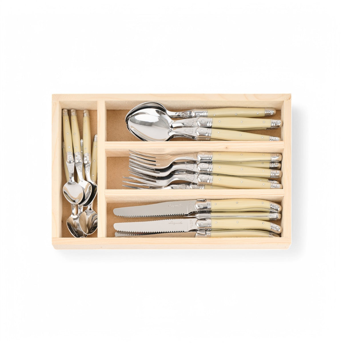 Boxed set for 6 people, Natural