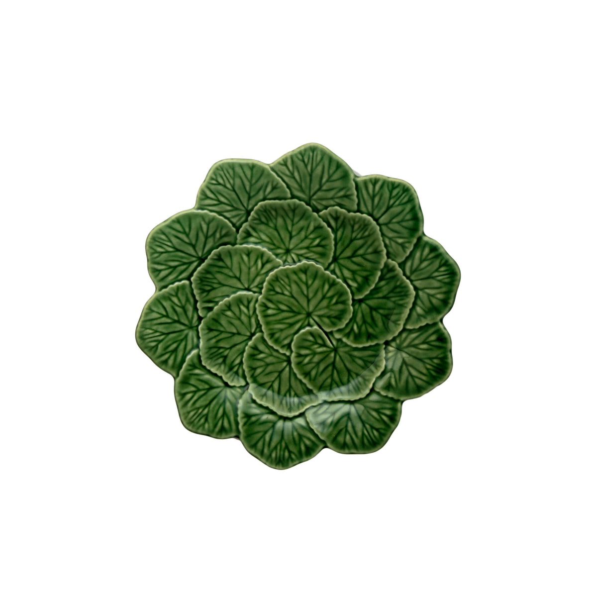 Verde Geranium Plate Green