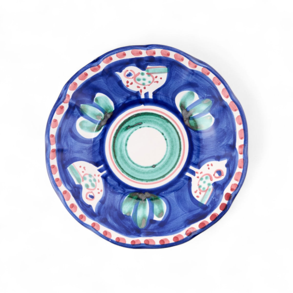 צלחת קינוח צבעונית קמפניה