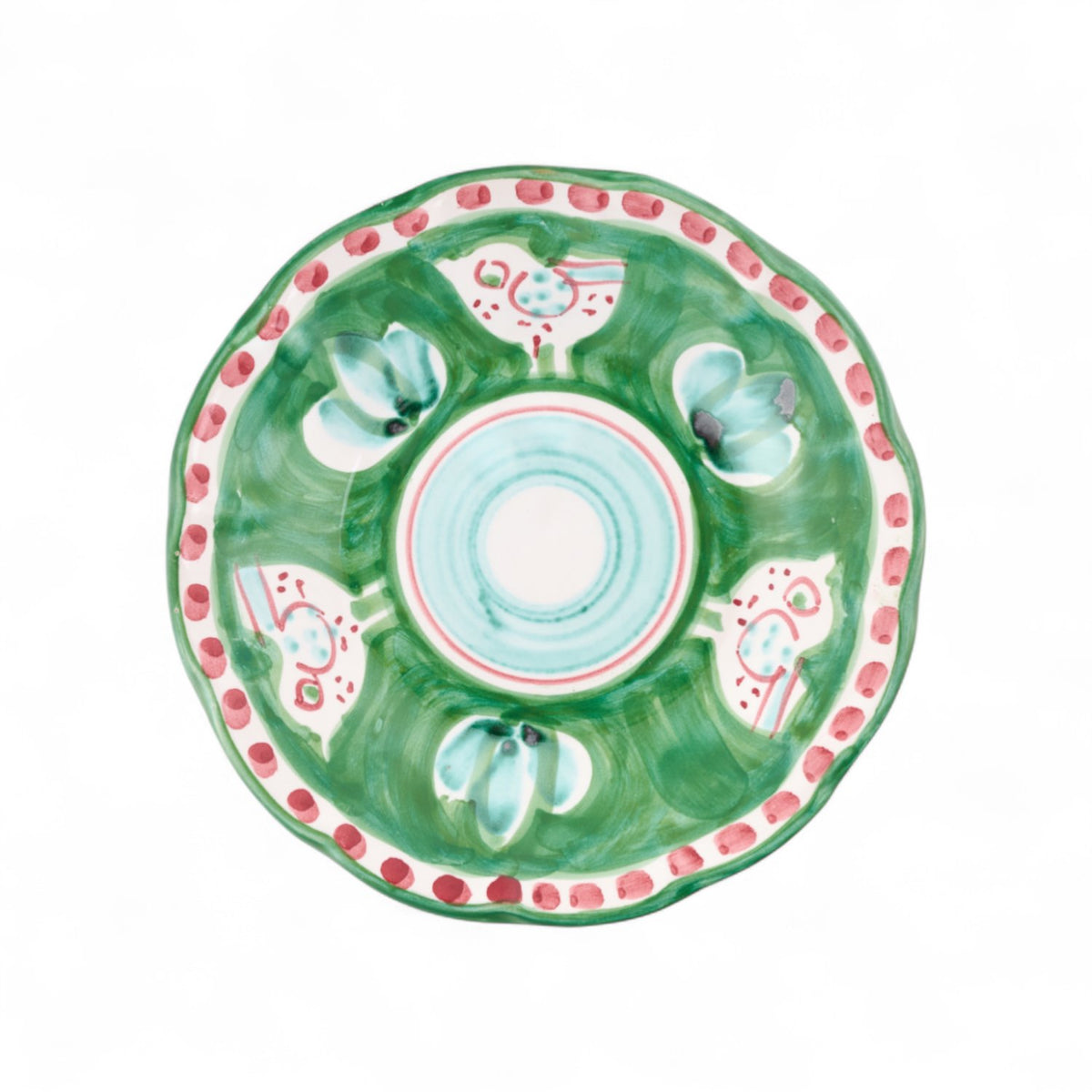 צלחת קינוח צבעונית קמפניה