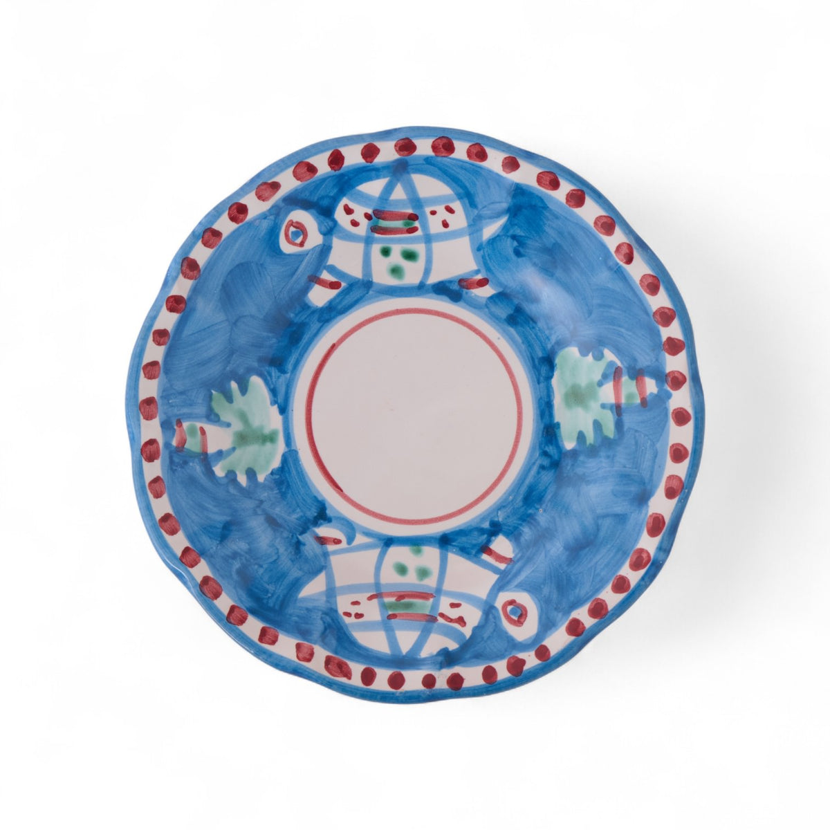 צלחת קינוח צבעונית קמפניה