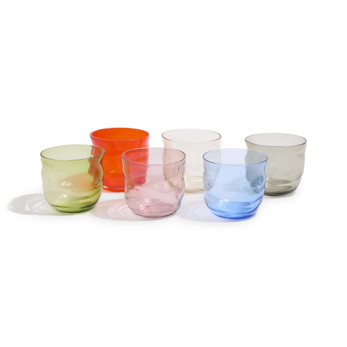 Colorful Glasses, set of 6