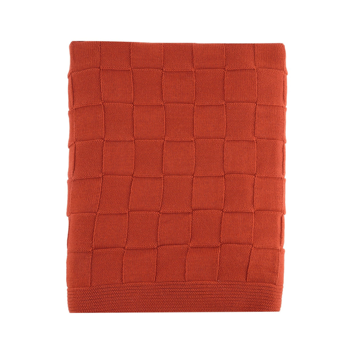 Knitted Squares Throw
