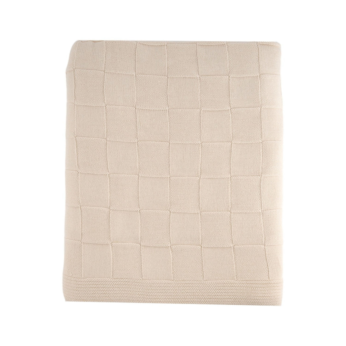 Knitted Squares Throw