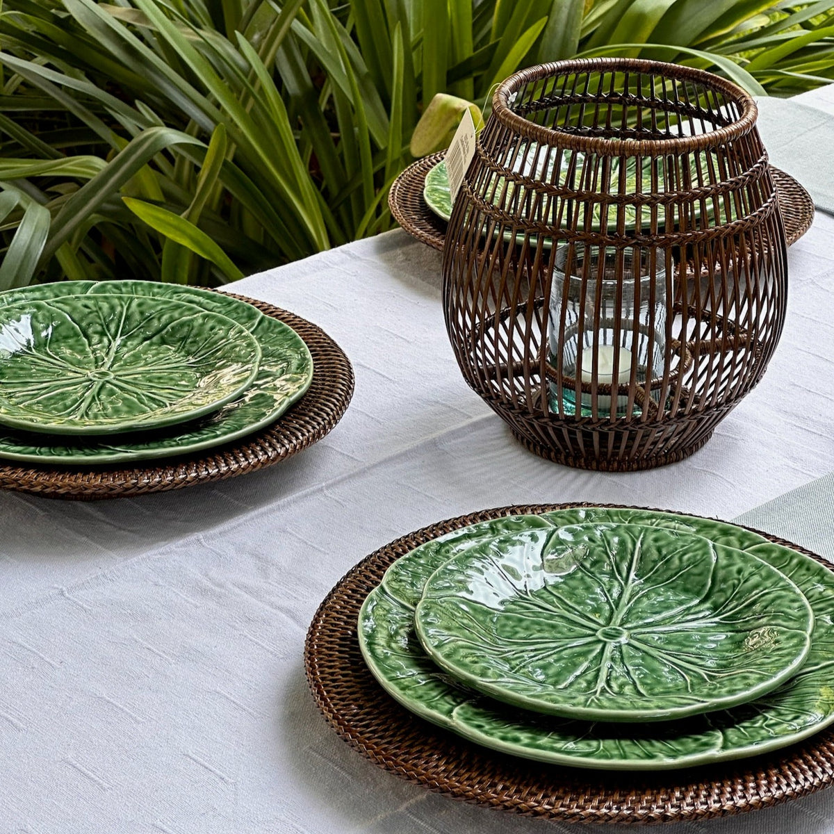 מחזיק נרות ראטן