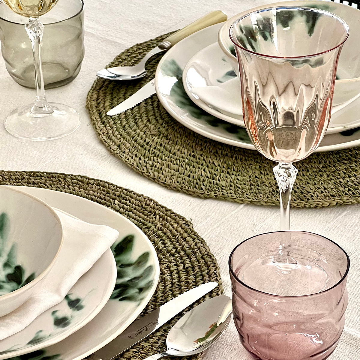 Pastel Colored Wine Glasses, Set of 6