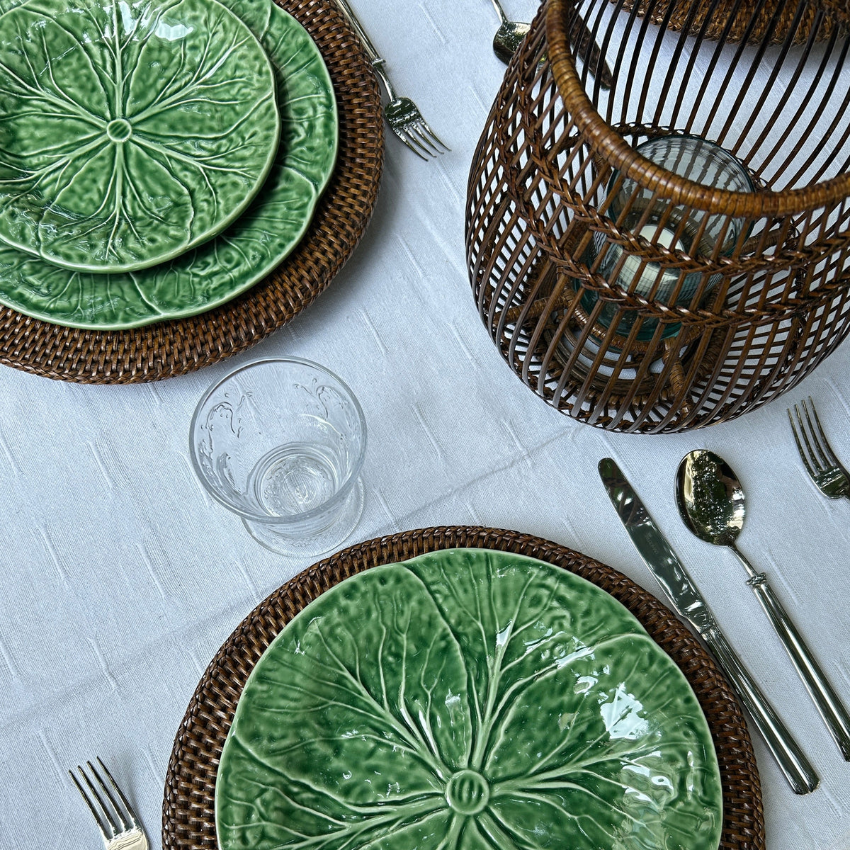 מחזיק נרות ראטן