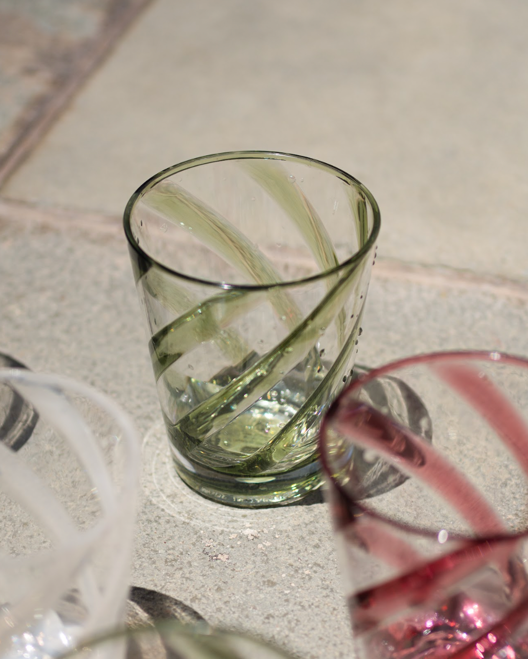 Spiral Decor Plastic Sustainable Cups