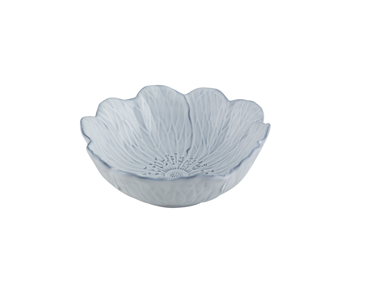 Verde Flower White Plate