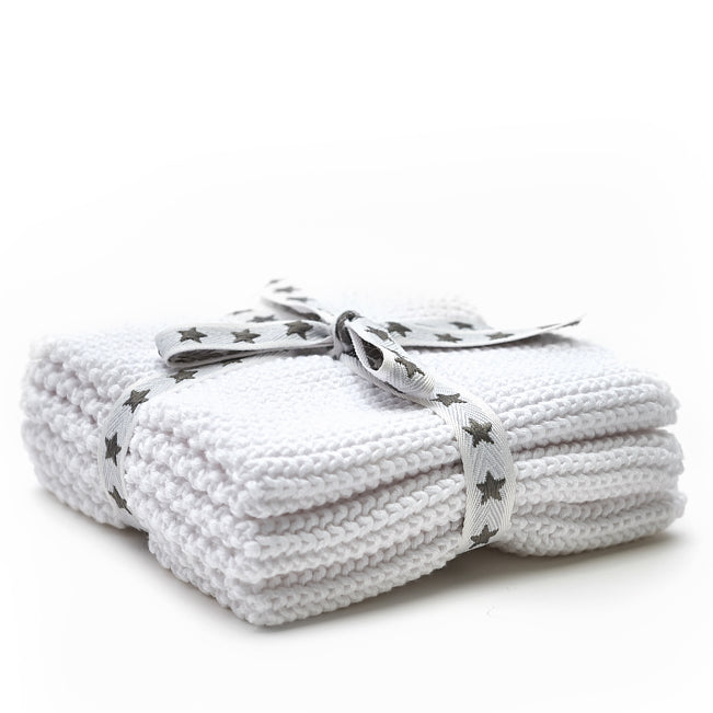 Grey Hand Towels, Set of 3