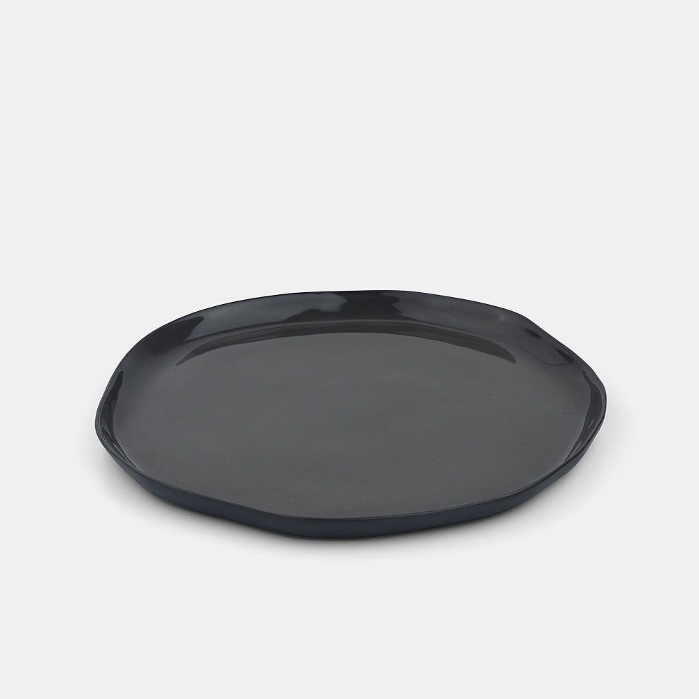 Organic Stoneware Grey First Course/Dessert Plate