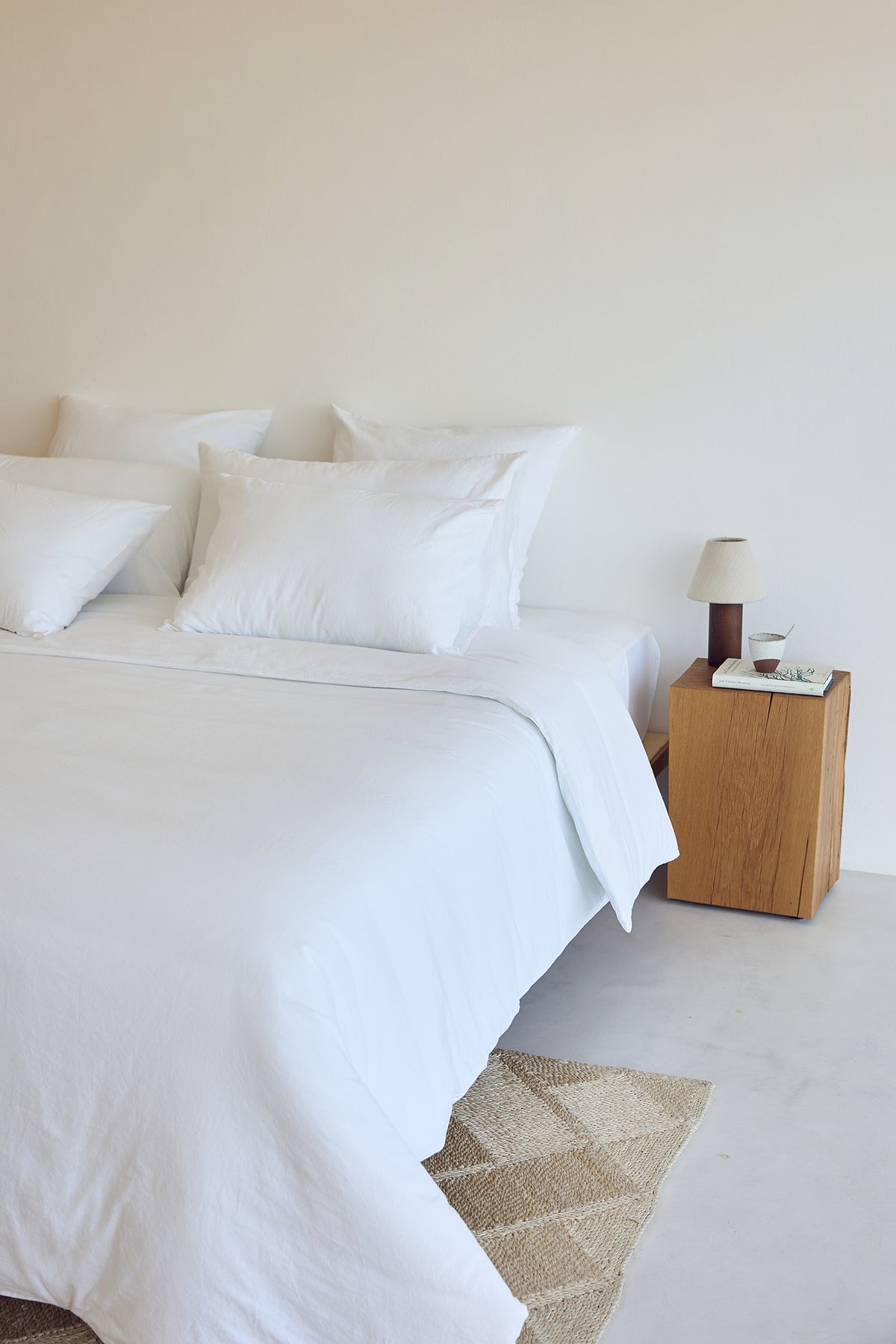 White Bed Sheets 180X200cm