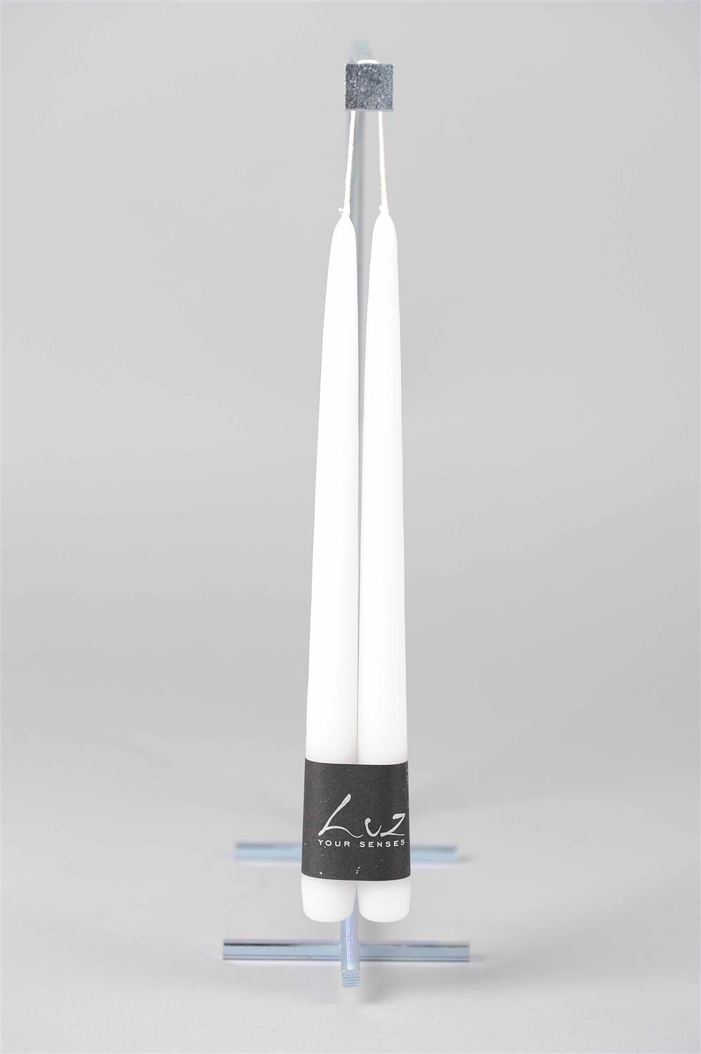 Set of 2 Candles White
