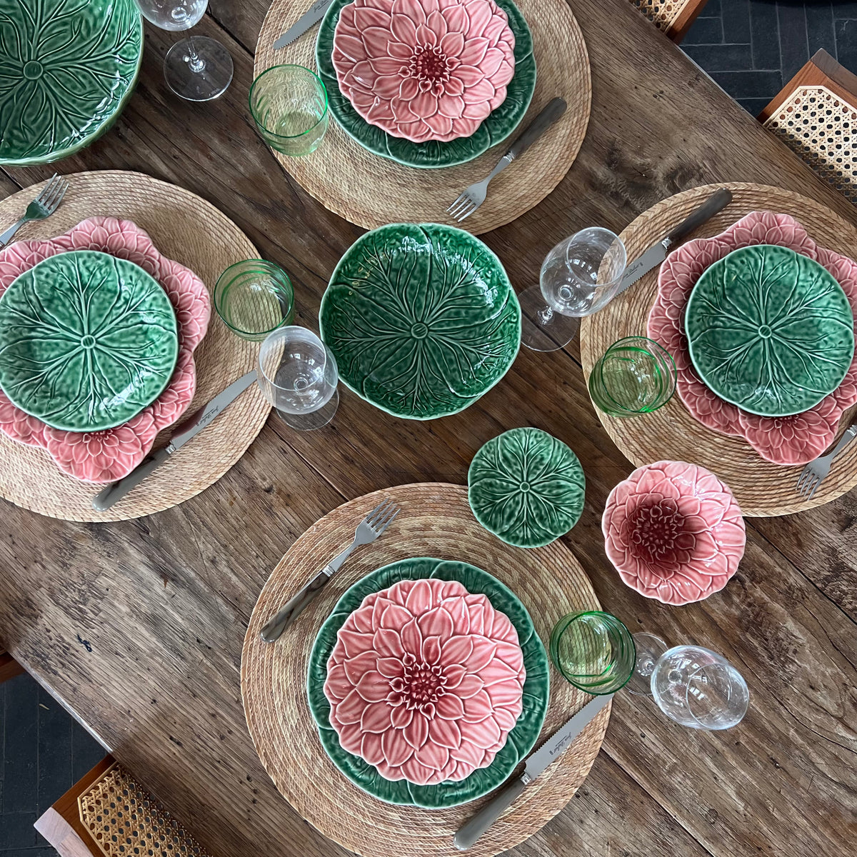 Verde Flower Plate