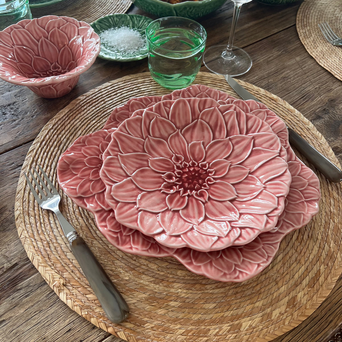 Verde Flower Plate