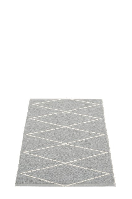 Grey Diagonal Loom Rug 70x240cm