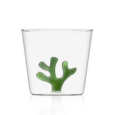 Drinking Glass Orange Coral