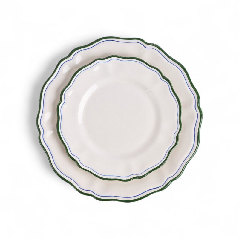 צלחת ראשונה פרימוורה 2 פסים 20 ס״מ