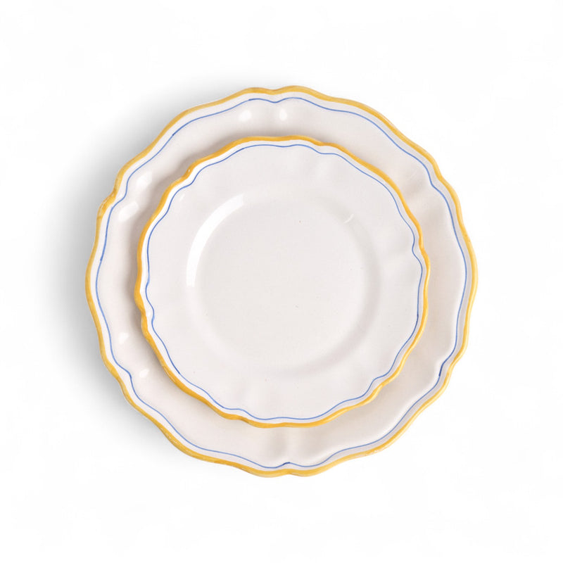 צלחת ראשונה פרימוורה 2 פסים 20 ס״מ