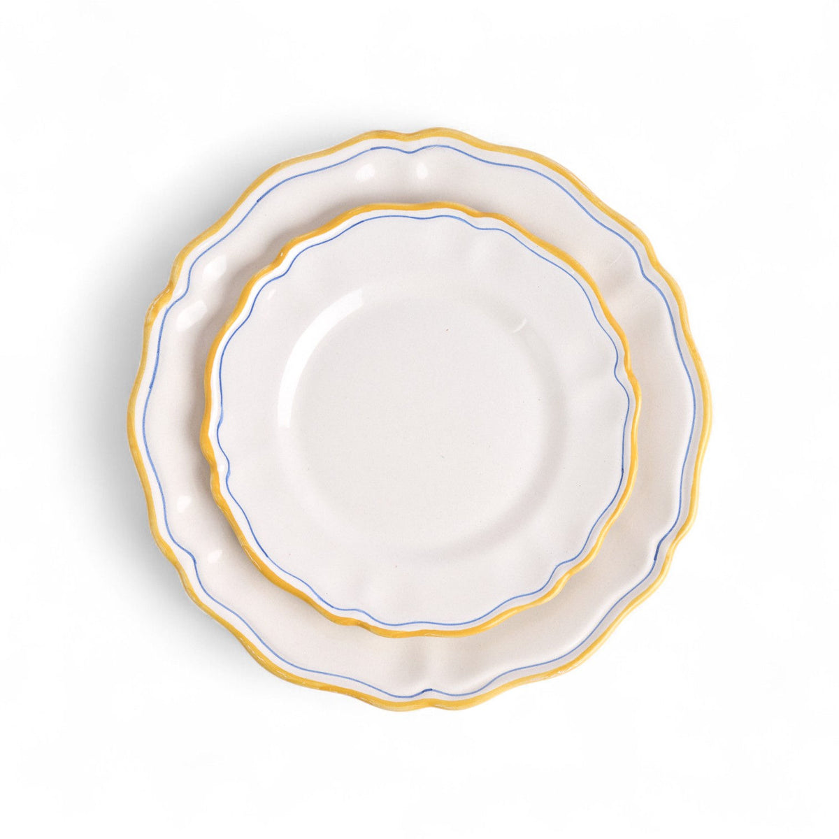 צלחת ארוחת ערב פרימוורה 2 פסים 28 ס״מ