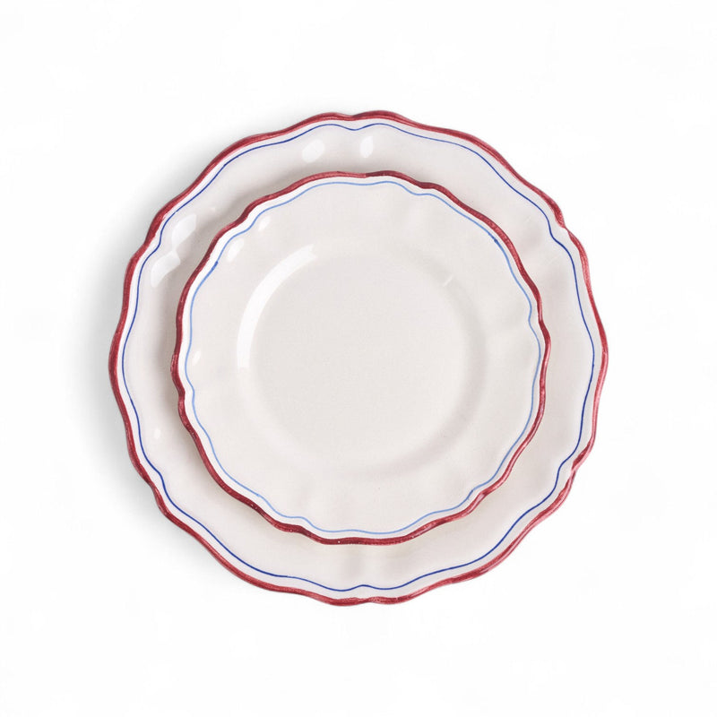 צלחת ראשונה פרימוורה 2 פסים 20 ס״מ