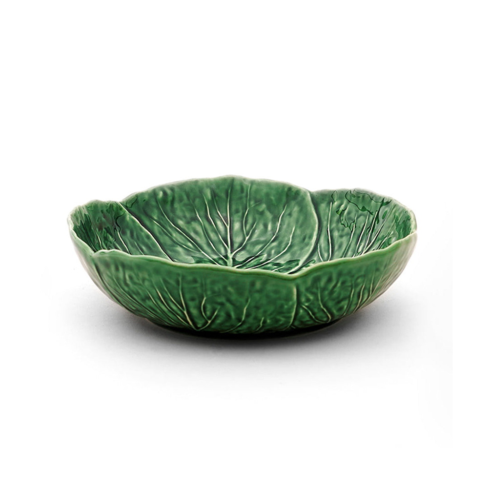 Verde Cabbage Serving Bowl 22.5 cm Green