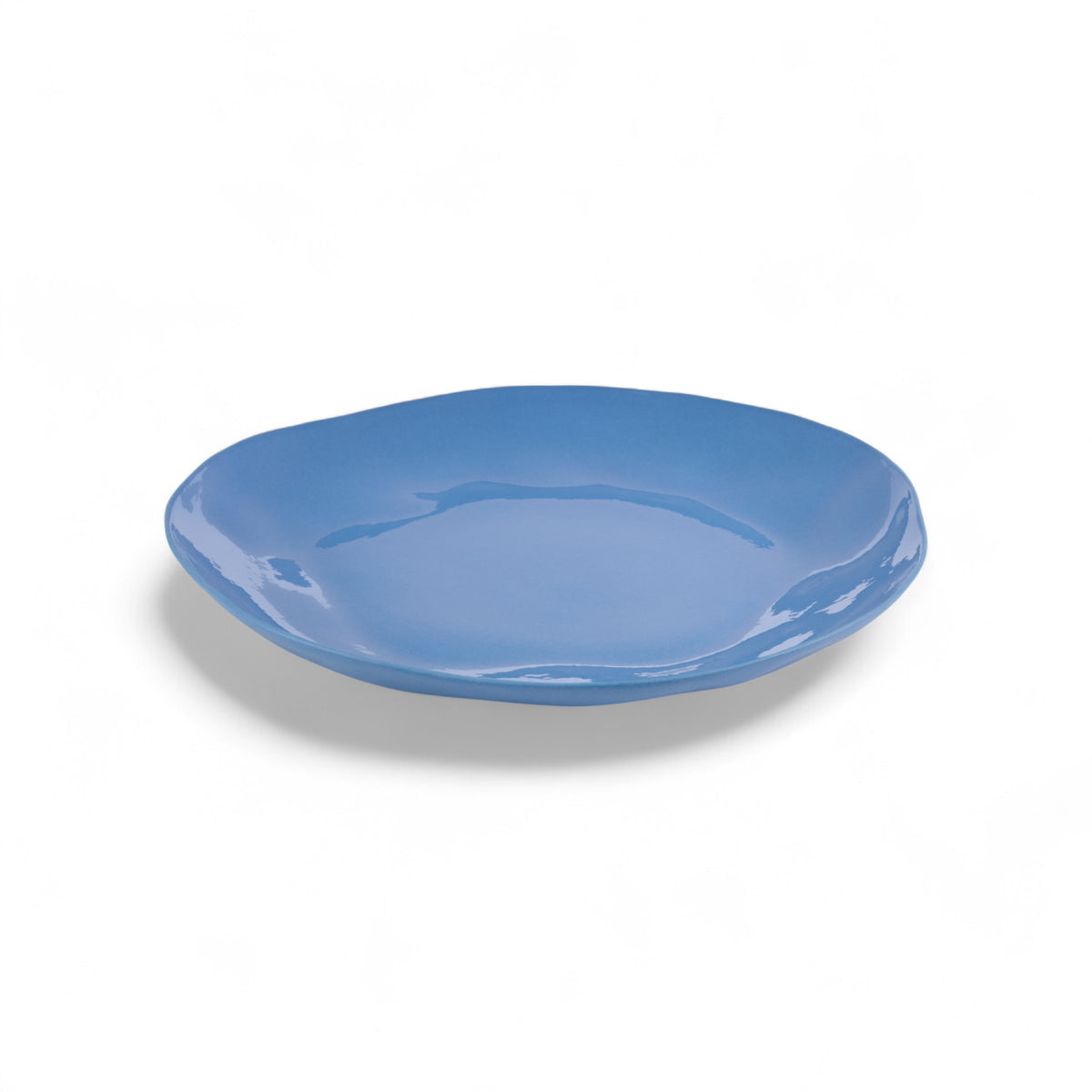 Organic Stoneware Pink Round Platter - 35 cm