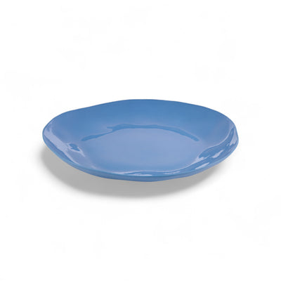 Organic Stoneware Pink Round Platter - 35 cm