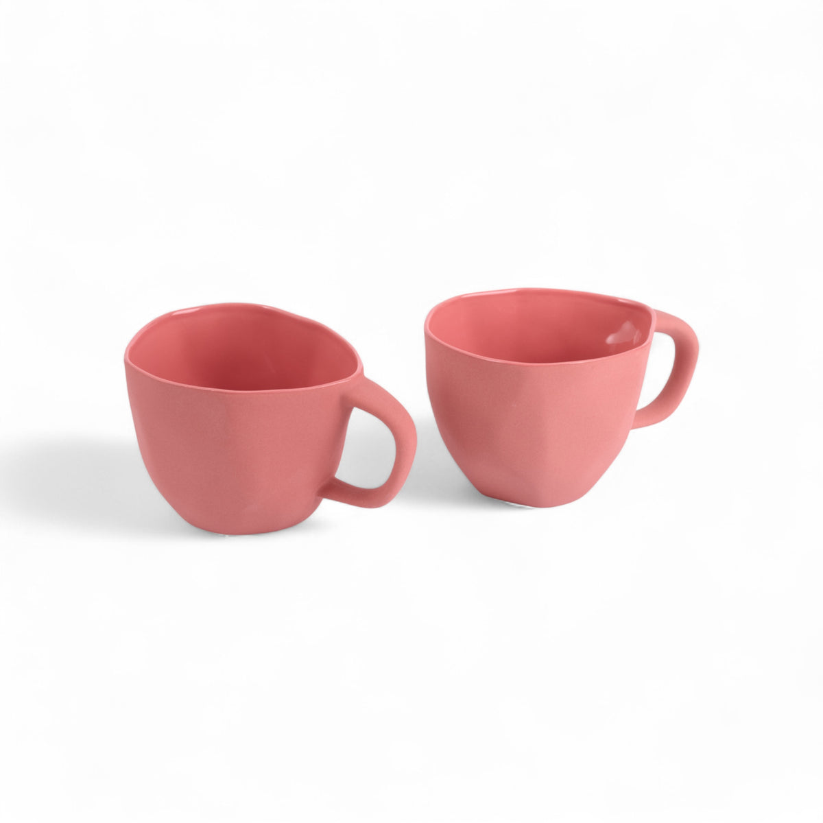 Organic Stoneware Pink Mug