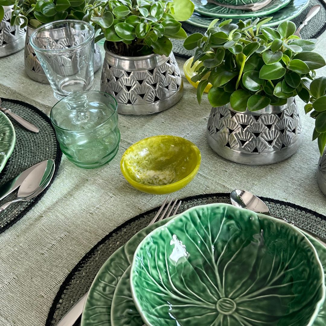 Verde Cabbage Dinner Plate Green