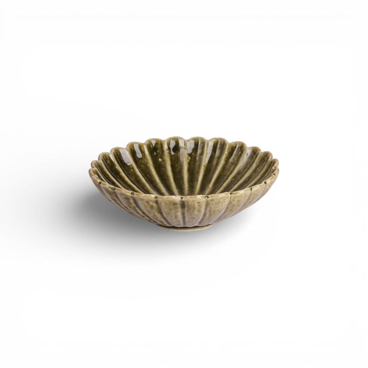 Banzai Green Flower Deep Plate 18 cm