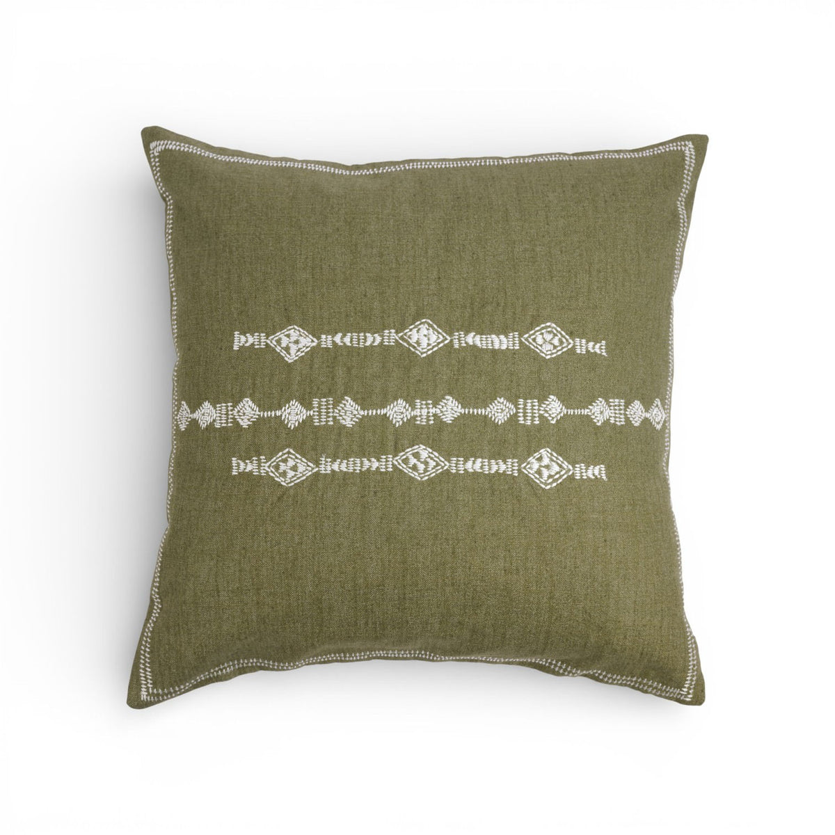 Cushion with Embroidery - 51X51 cm