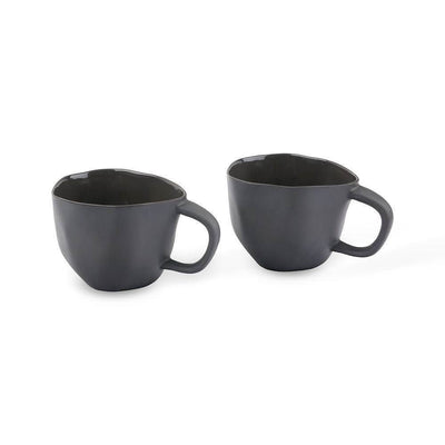 Organic Stoneware Mug Charcoal