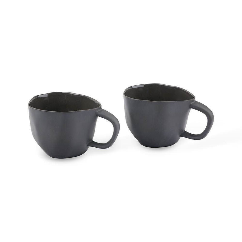 Organic Stoneware Mug Charcoal