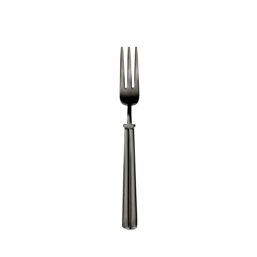 Set of 6 Cake Forks Black Matte