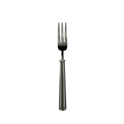 Set of 6 Cake Forks Black Matte