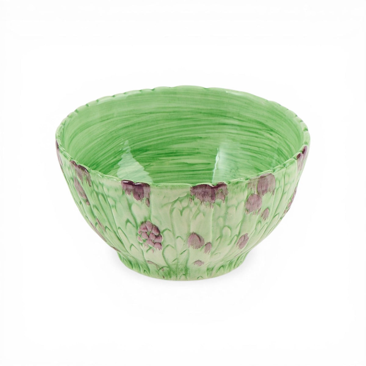 Round Small Bowl Asparagus 16.5x9 cm