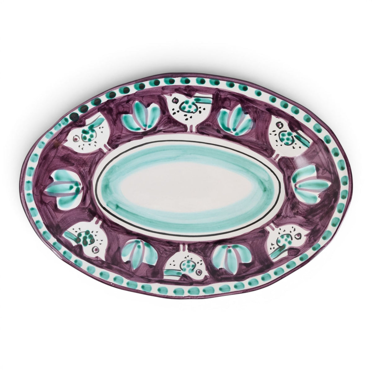 Campagna Colorful Oval Platter Medium