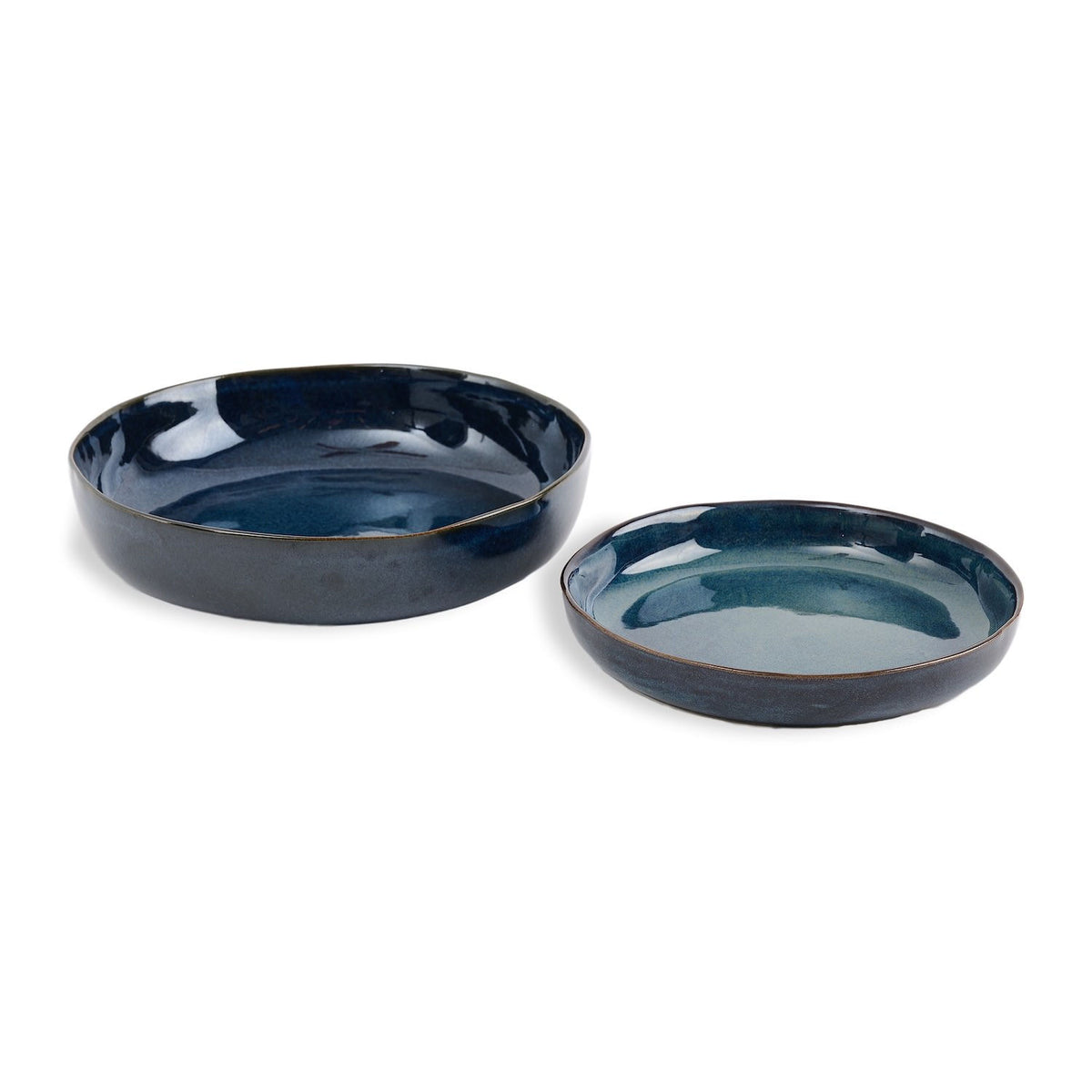 Gabriel Set of Serving Bowl | Dark Blue