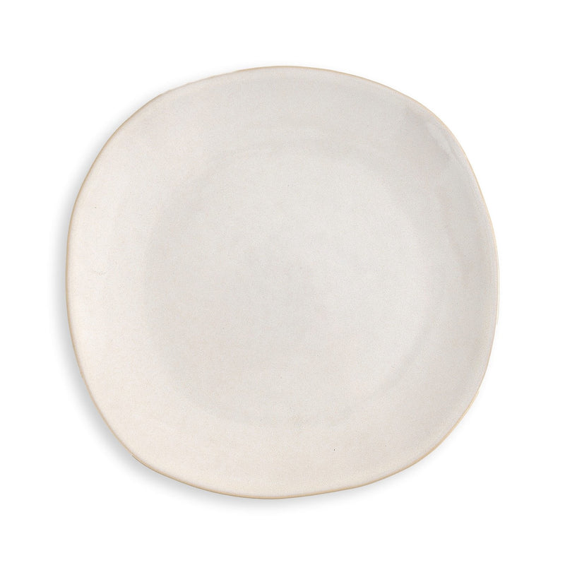 סט אוכל לבן גבריאל עם צלחת מרק 24 ס״מ